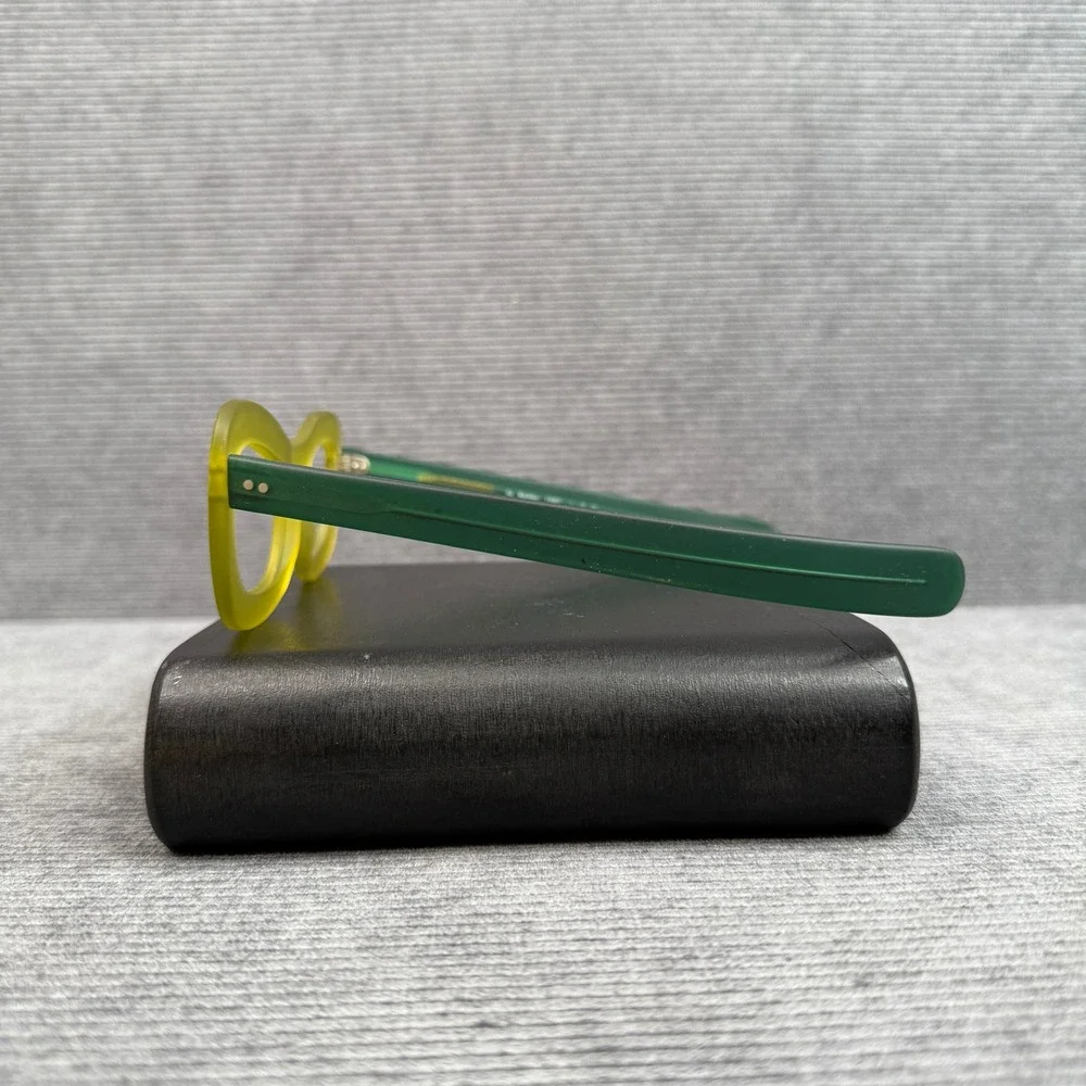 Danilo Carraro by Kador Venice Eyeglasses Green Cat Eye Frames Italy 52-21-145